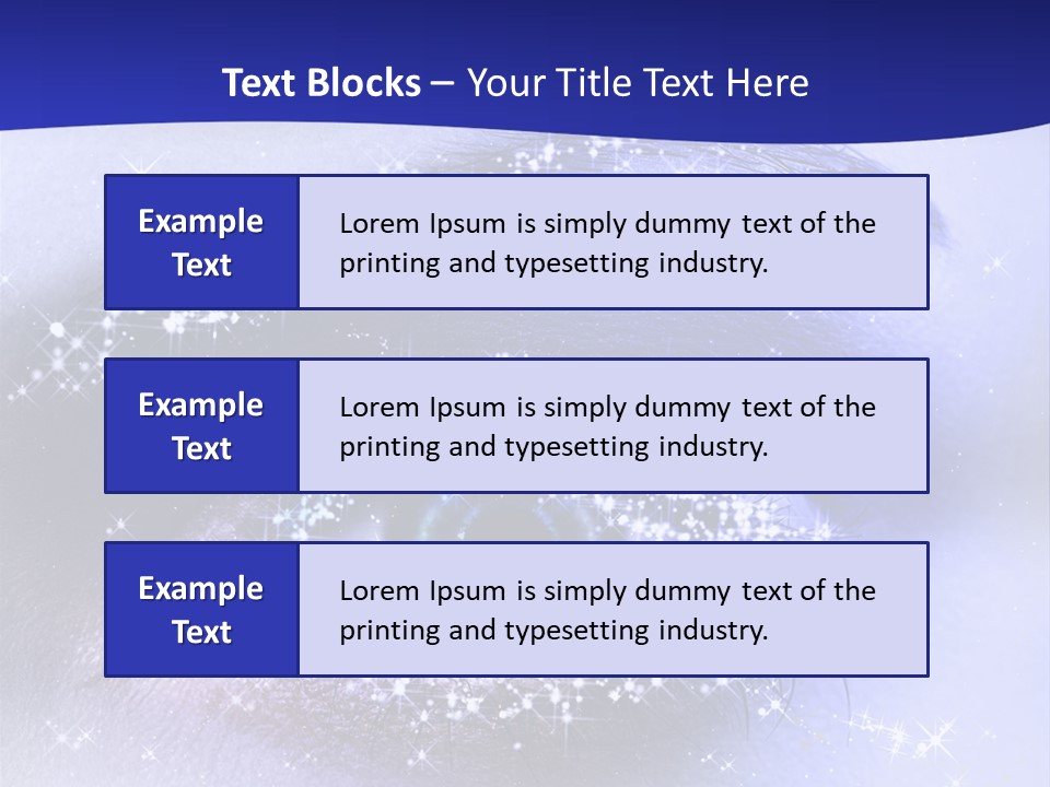 Regard Cil E PowerPoint Template
