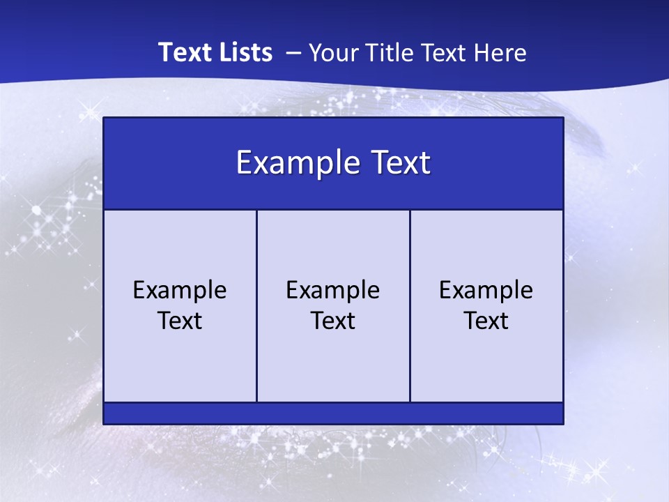 Regard Cil E PowerPoint Template