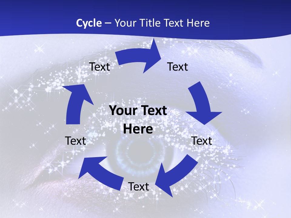 Regard Cil E PowerPoint Template