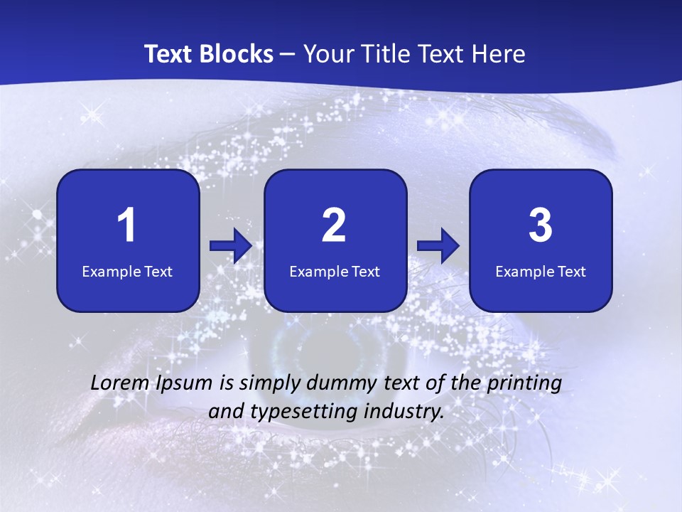 Regard Cil E PowerPoint Template