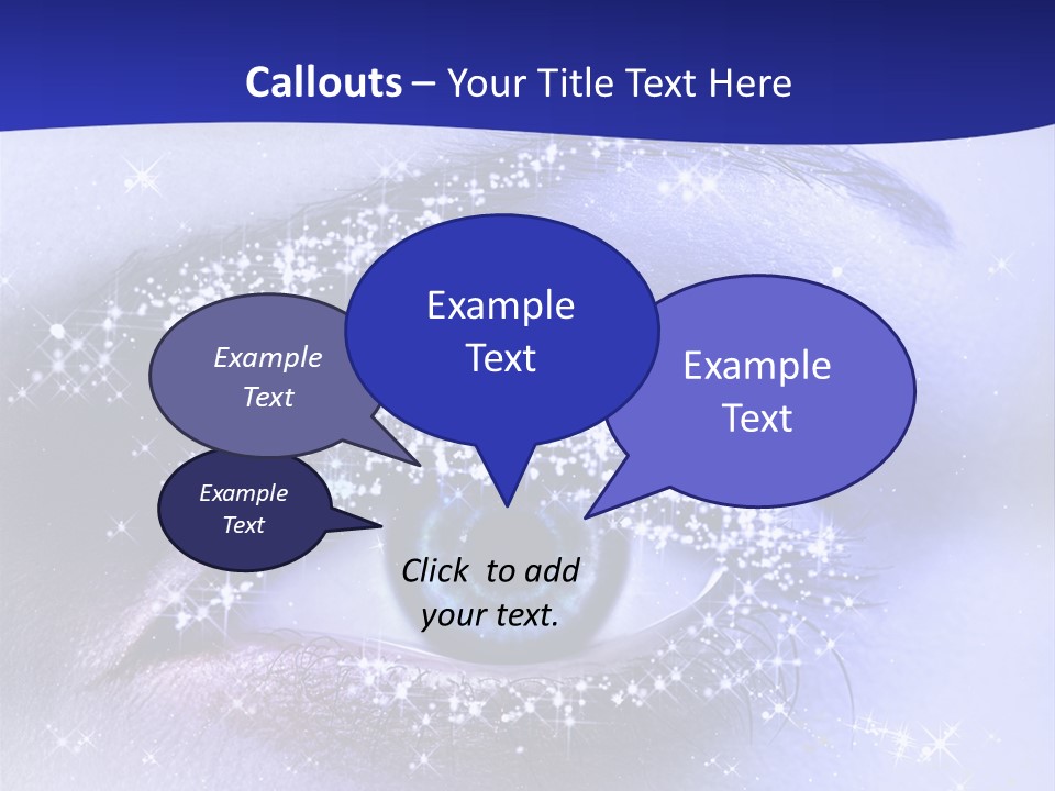 Regard Cil E PowerPoint Template