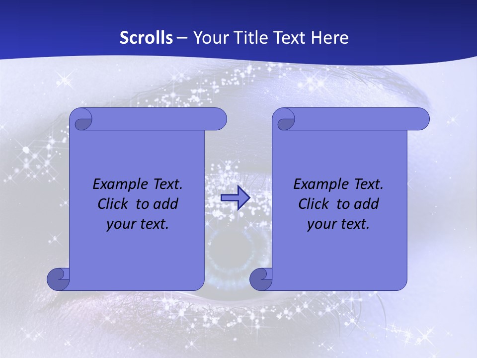 Regard Cil E PowerPoint Template