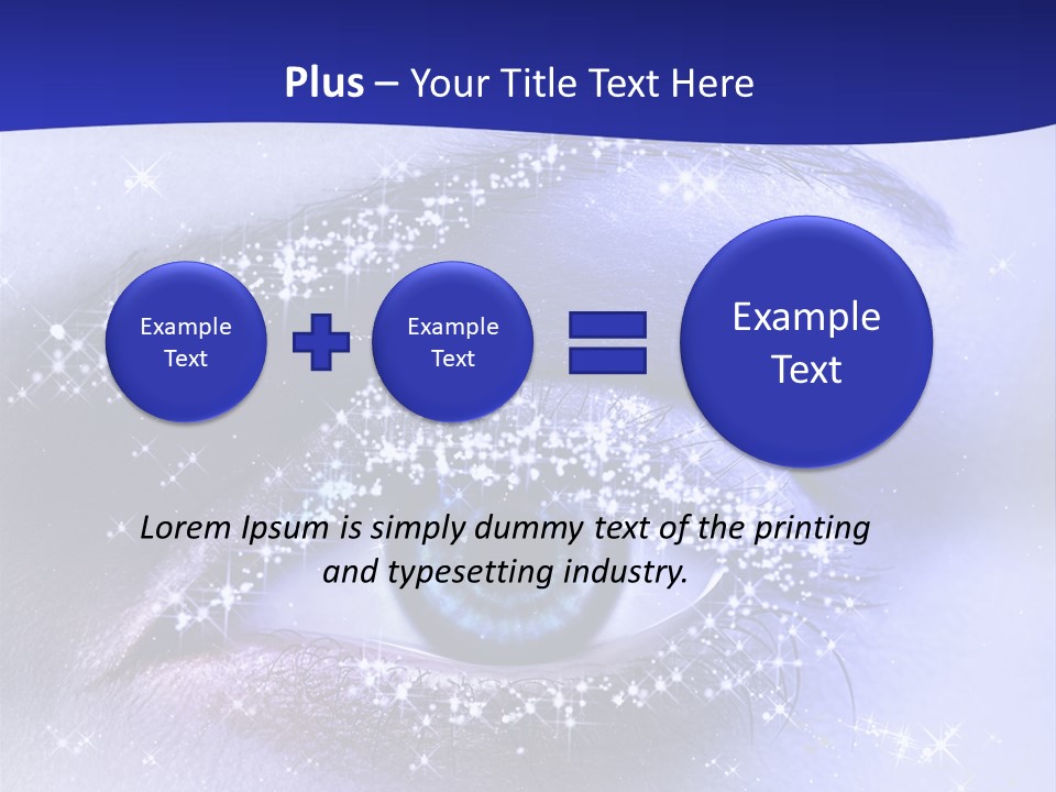 Regard Cil E PowerPoint Template