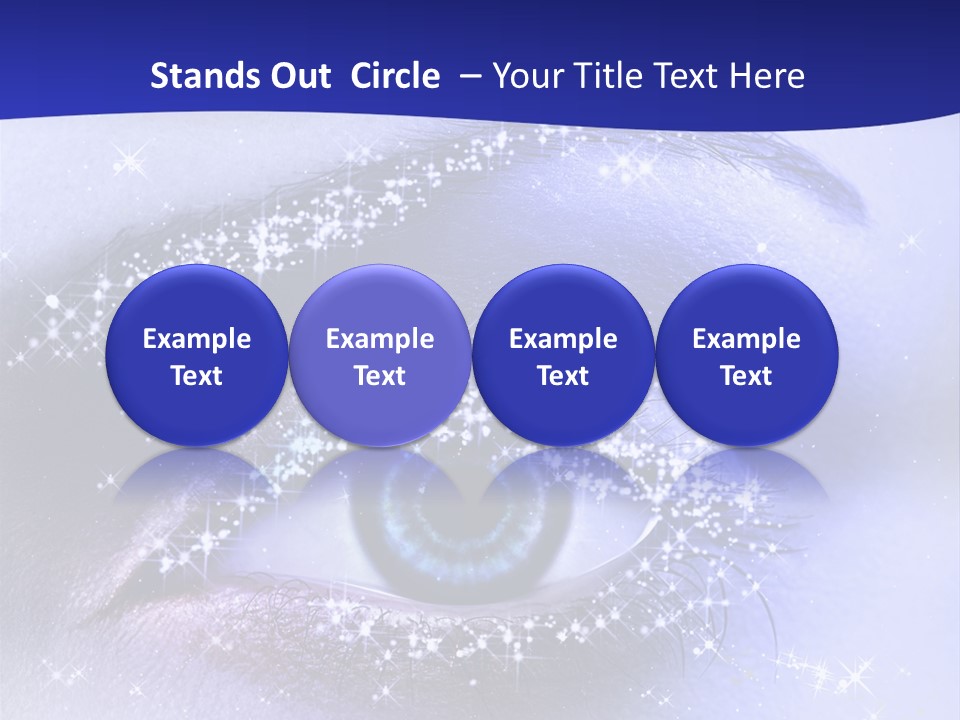Regard Cil E PowerPoint Template