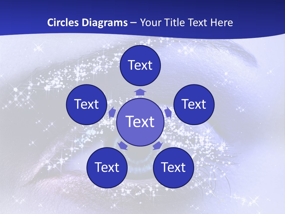 Regard Cil E PowerPoint Template