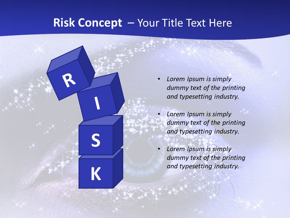 Regard Cil E PowerPoint Template