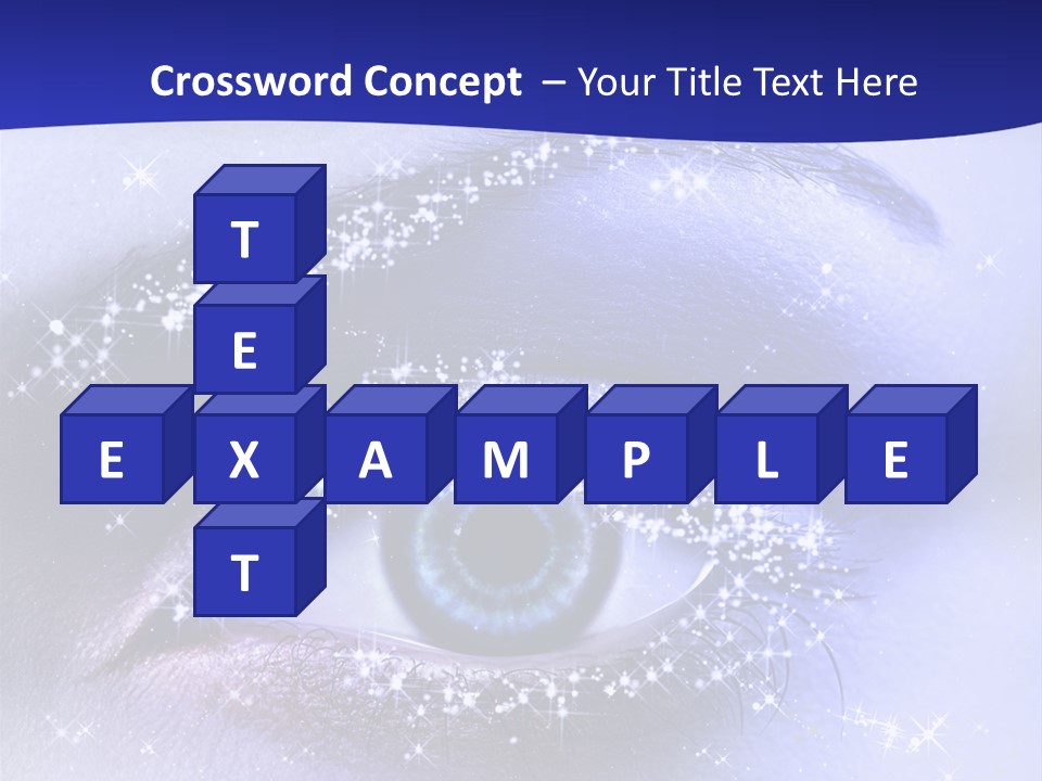 Regard Cil E PowerPoint Template