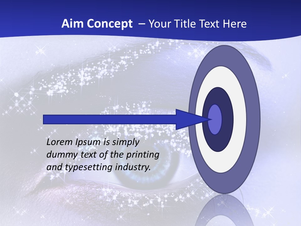 Regard Cil E PowerPoint Template