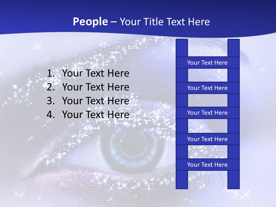 Regard Cil E PowerPoint Template