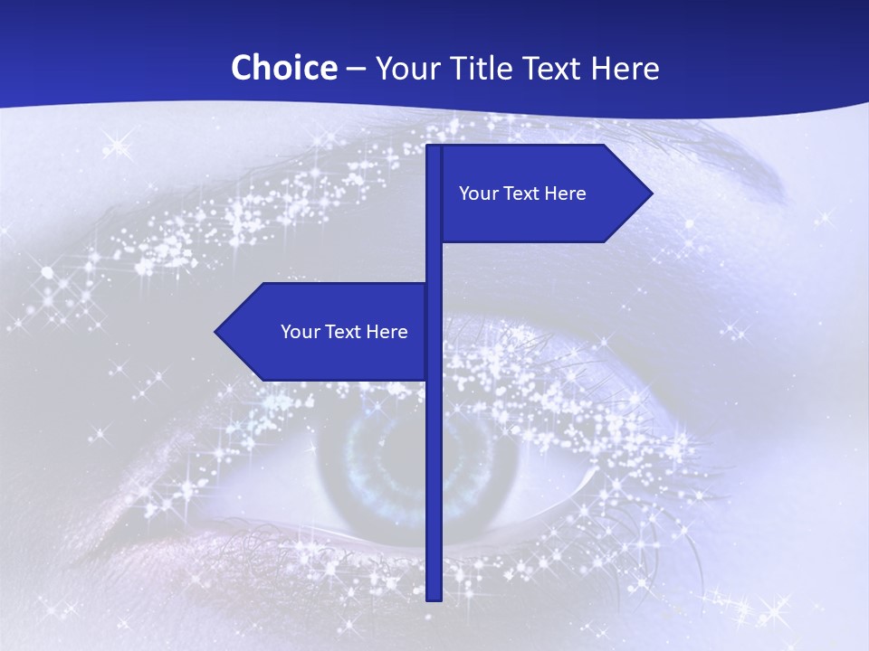 Regard Cil E PowerPoint Template