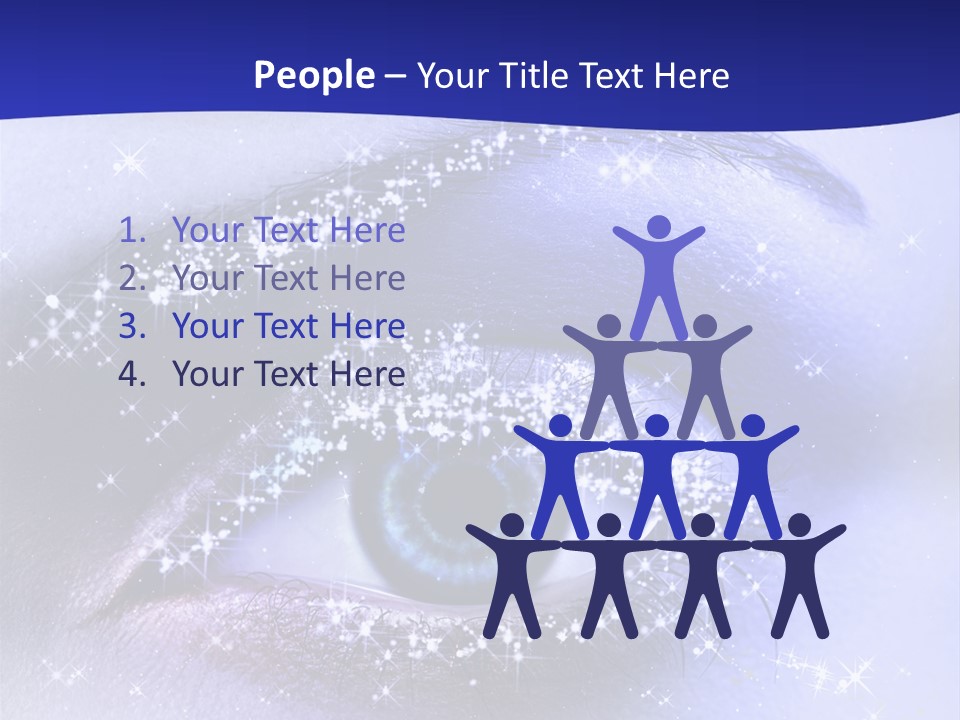 Regard Cil E PowerPoint Template