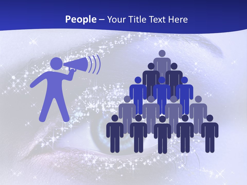 Regard Cil E PowerPoint Template