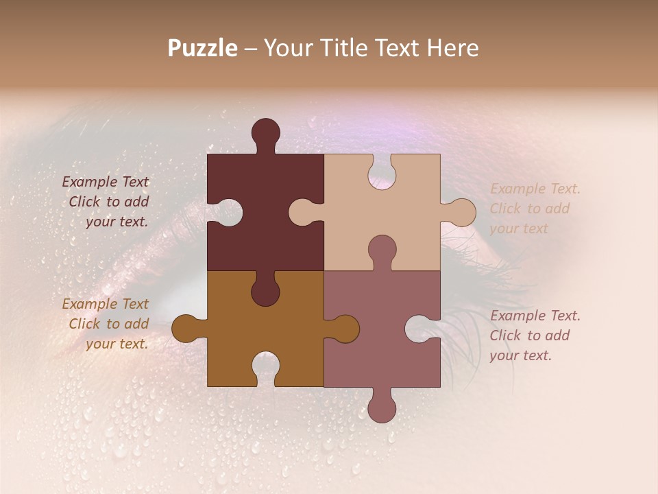 Femme Spa Turquoise PowerPoint Template