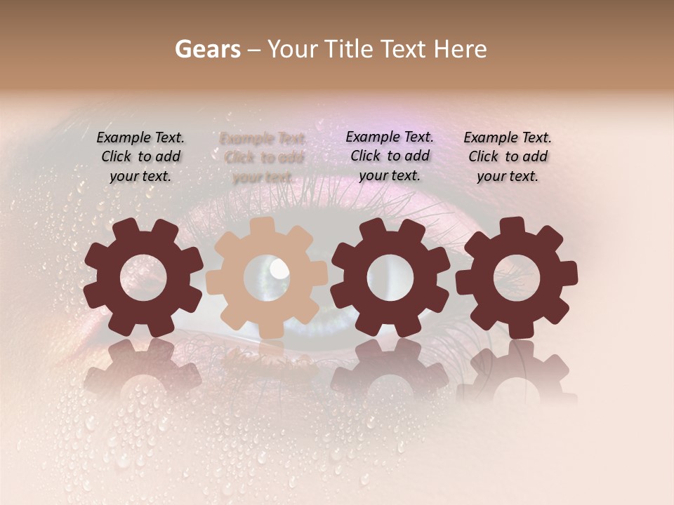 Femme Spa Turquoise PowerPoint Template