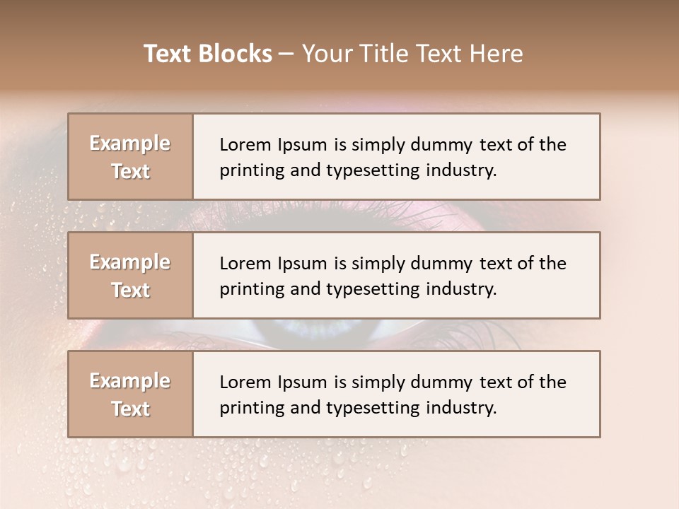 Femme Spa Turquoise PowerPoint Template