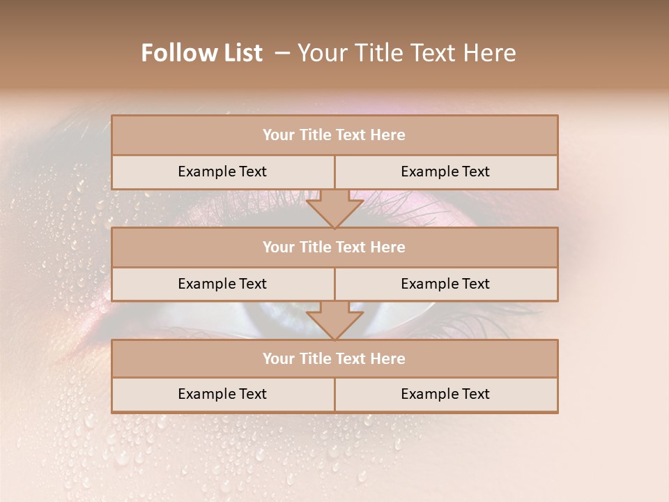 Femme Spa Turquoise PowerPoint Template