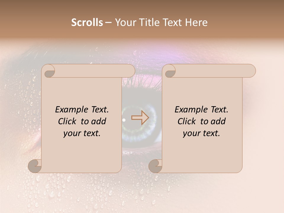 Femme Spa Turquoise PowerPoint Template