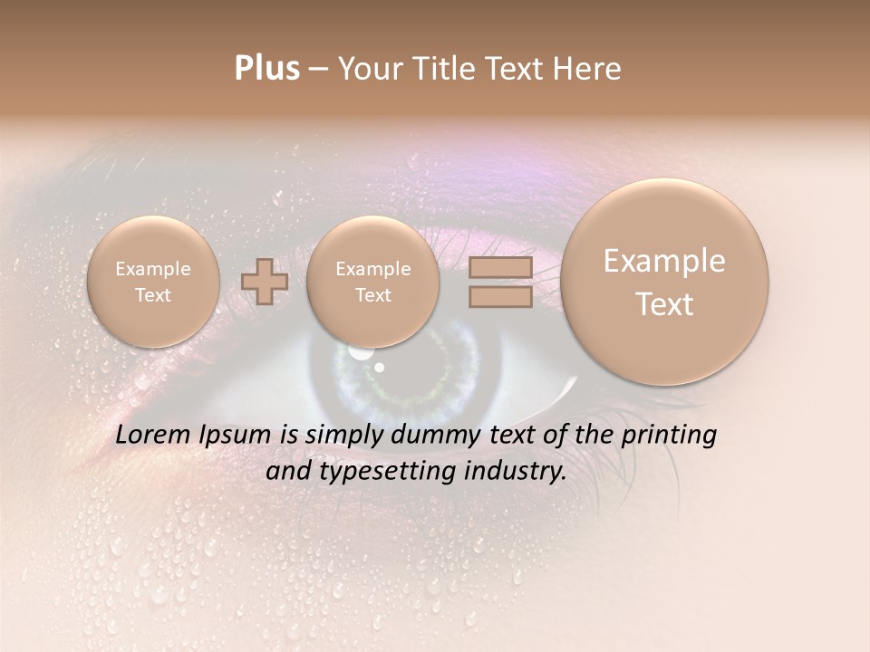 Femme Spa Turquoise PowerPoint Template