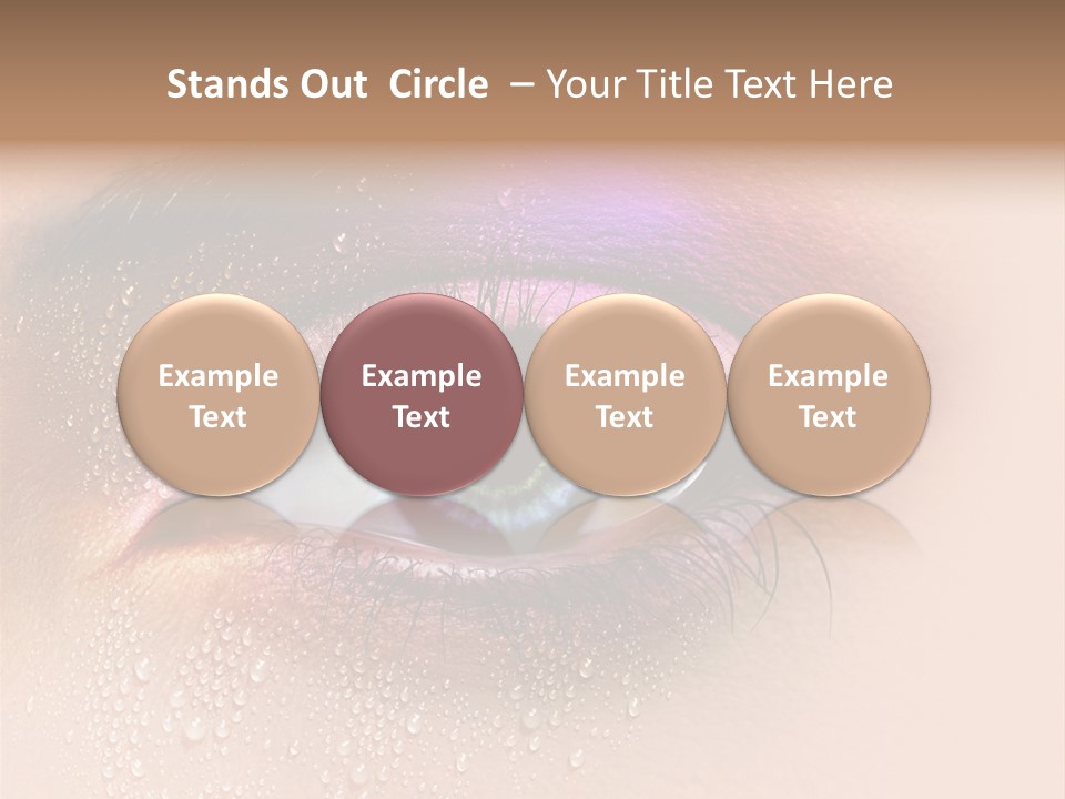 Femme Spa Turquoise PowerPoint Template