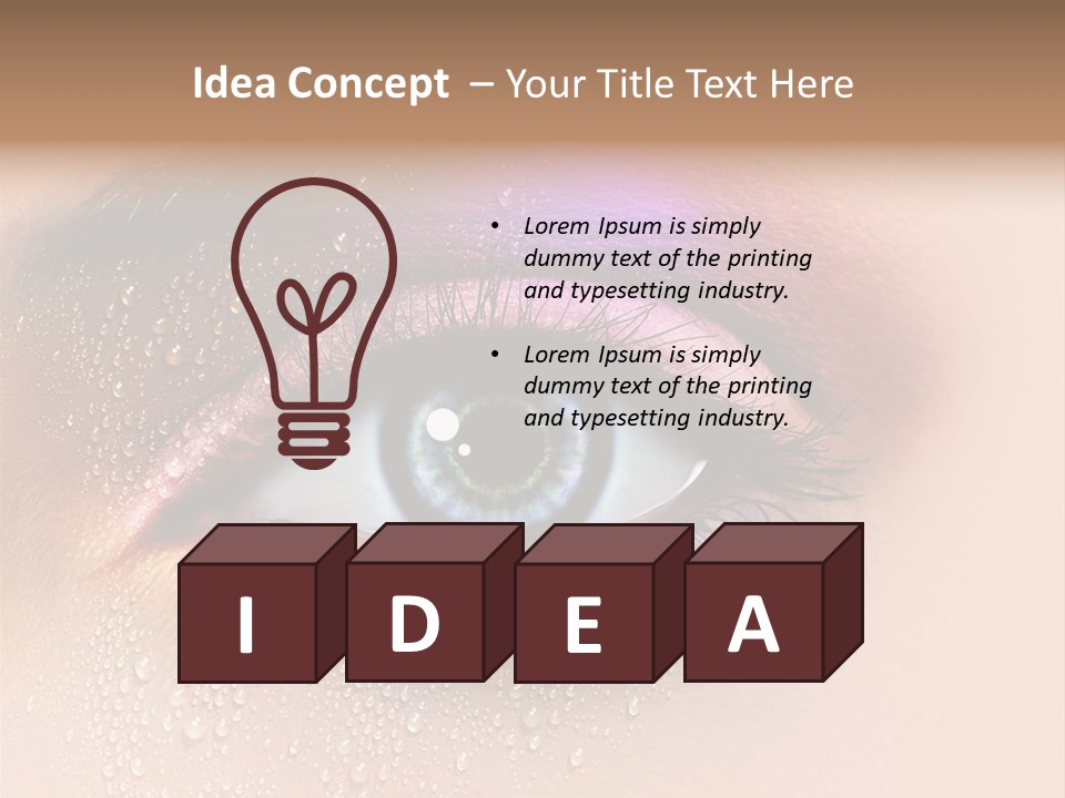 Femme Spa Turquoise PowerPoint Template