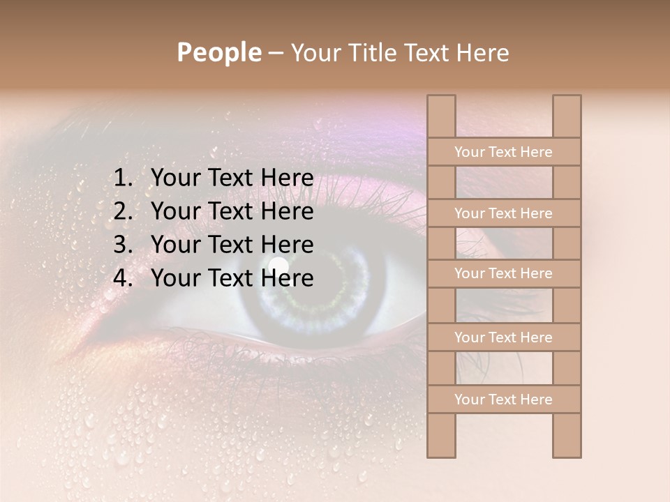 Femme Spa Turquoise PowerPoint Template