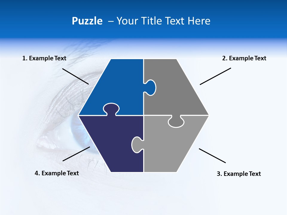 Eyeball Background Vision PowerPoint Template