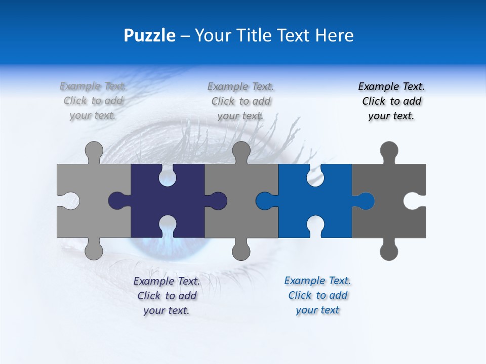 Eyeball Background Vision PowerPoint Template