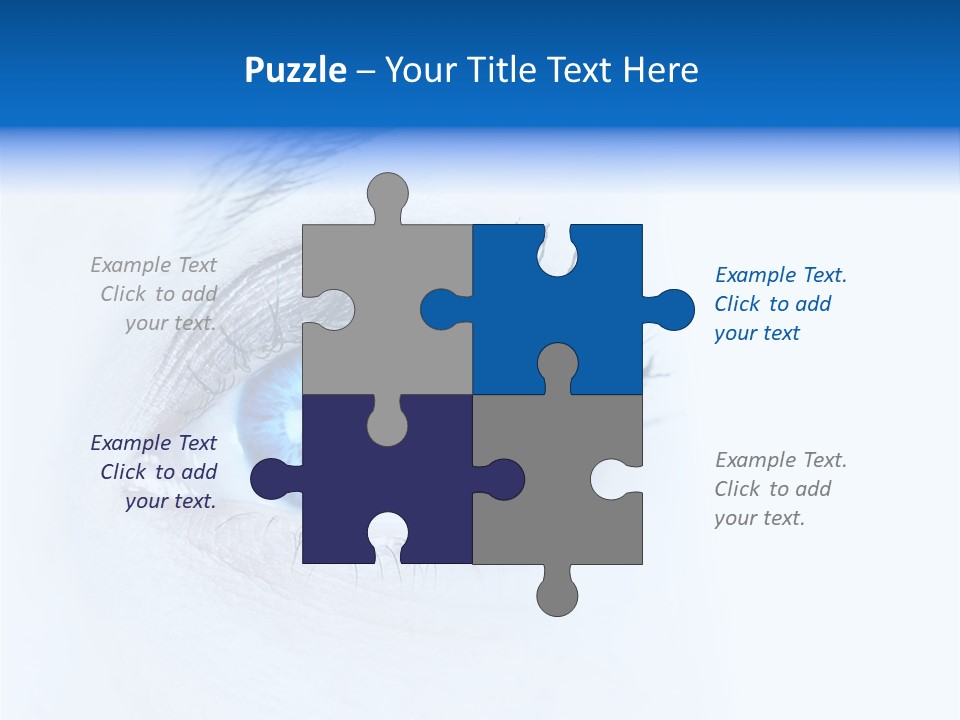 Eyeball Background Vision PowerPoint Template