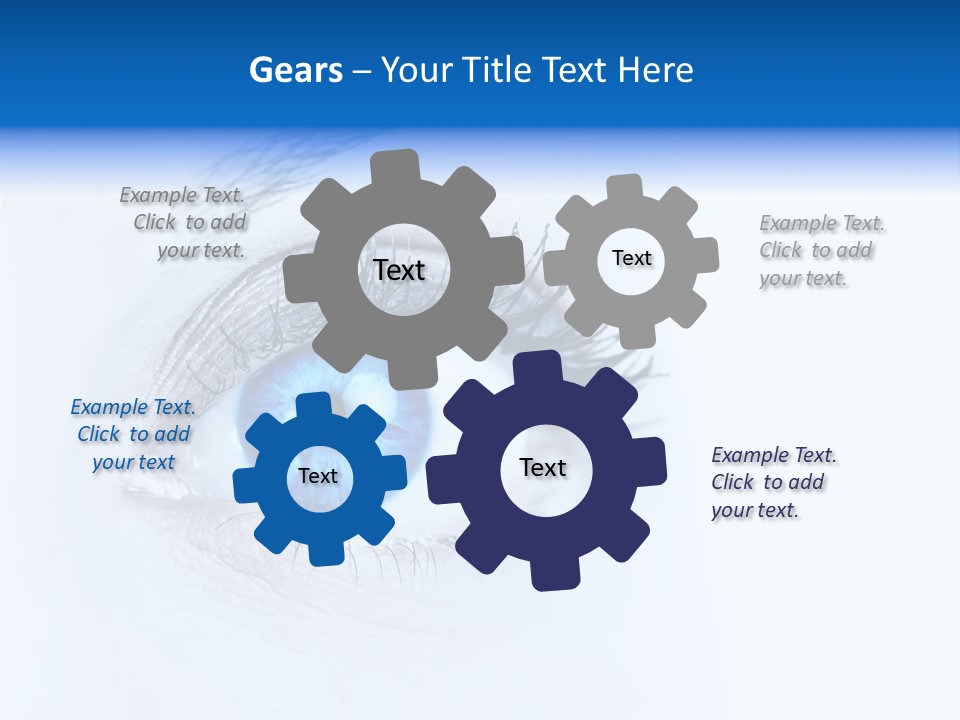 Eyeball Background Vision PowerPoint Template