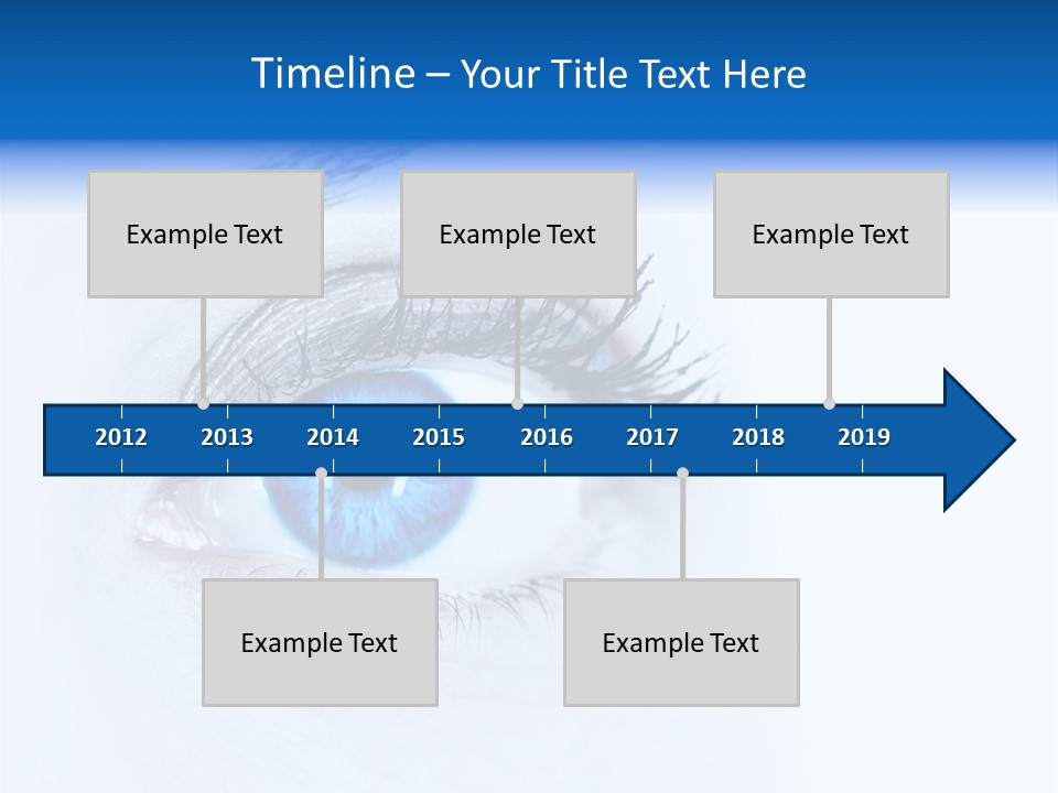 Eyeball Background Vision PowerPoint Template