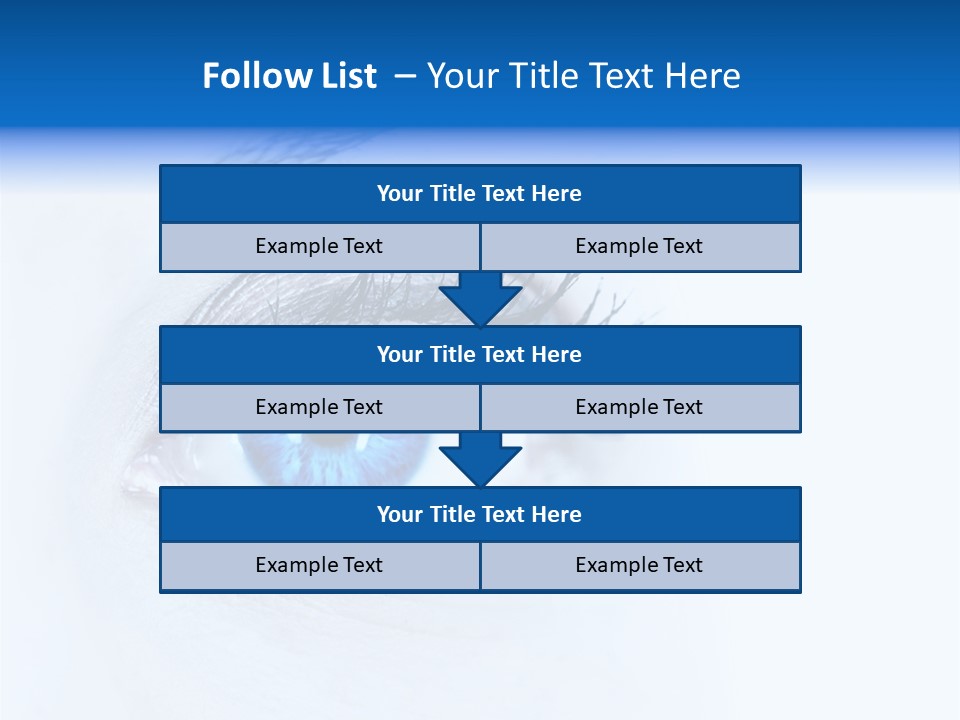 Eyeball Background Vision PowerPoint Template
