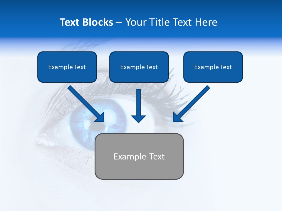 Eyeball Background Vision PowerPoint Template