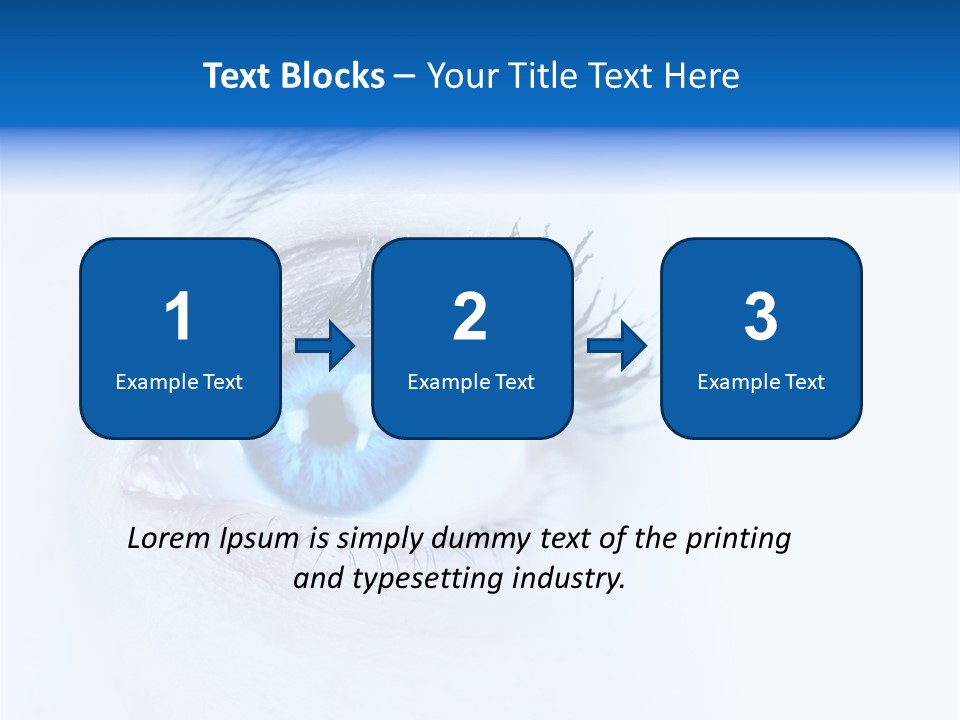 Eyeball Background Vision PowerPoint Template
