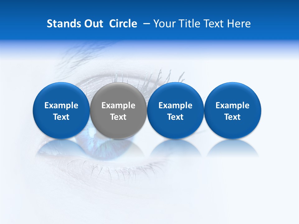 Eyeball Background Vision PowerPoint Template