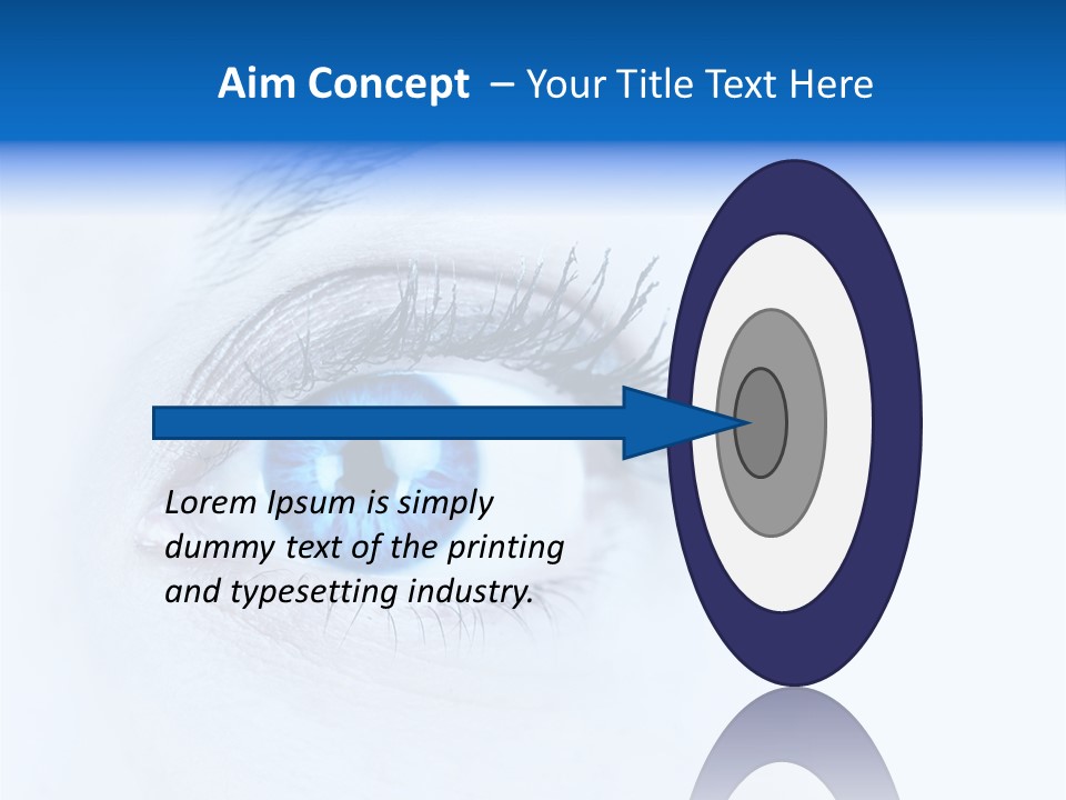 Eyeball Background Vision PowerPoint Template