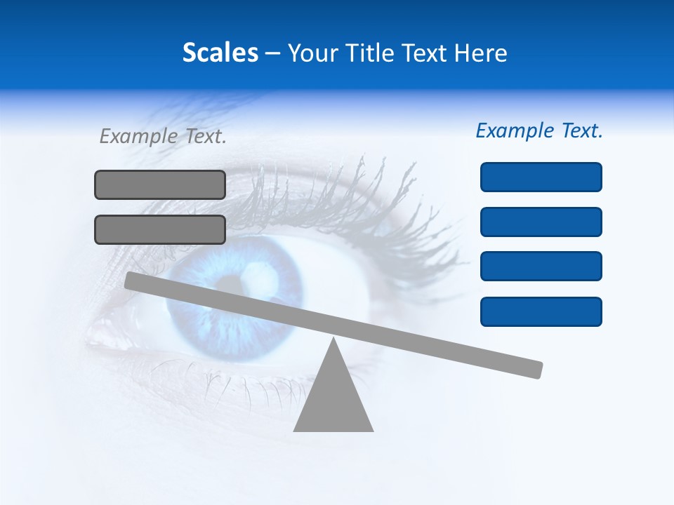 Eyeball Background Vision PowerPoint Template