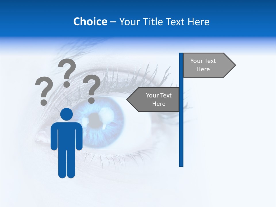 Eyeball Background Vision PowerPoint Template