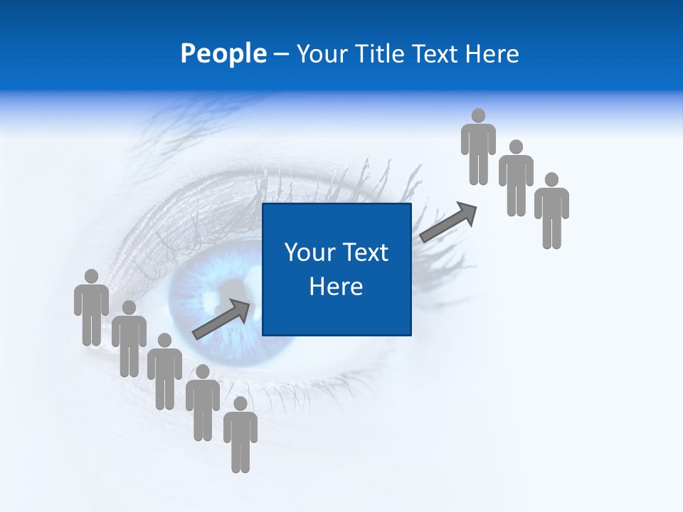 Eyeball Background Vision PowerPoint Template