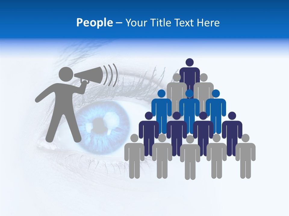 Eyeball Background Vision PowerPoint Template