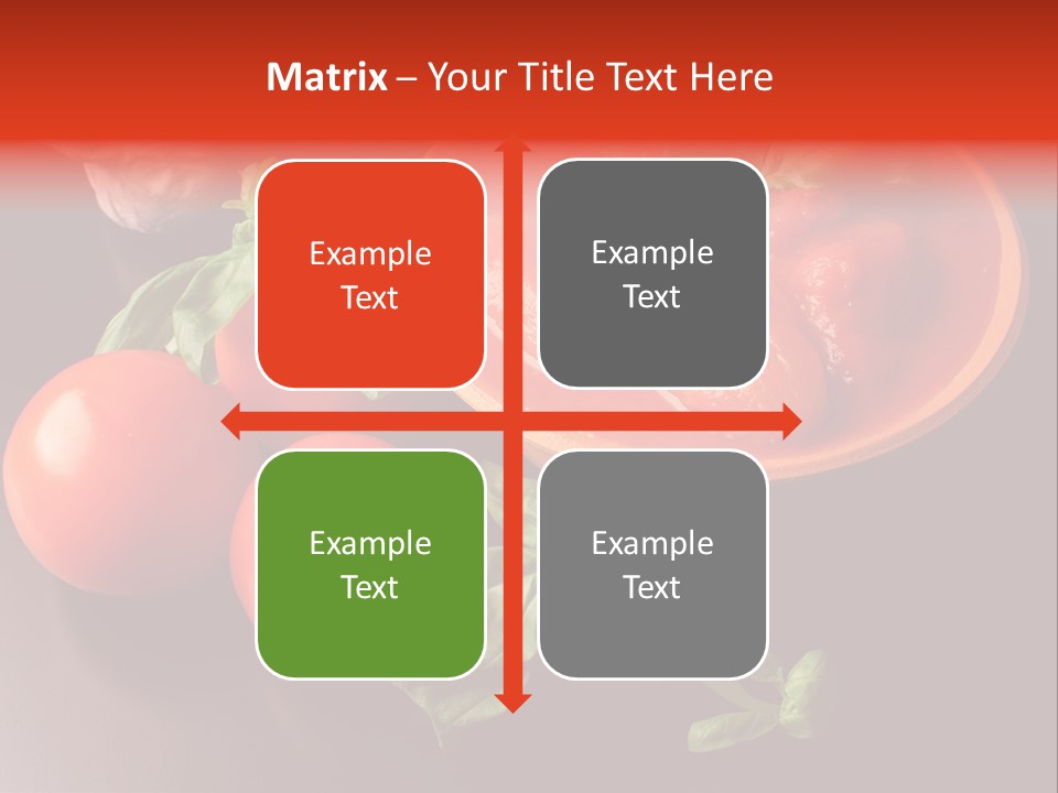 Cuore Di Bue Piatto Pomarola PowerPoint Template