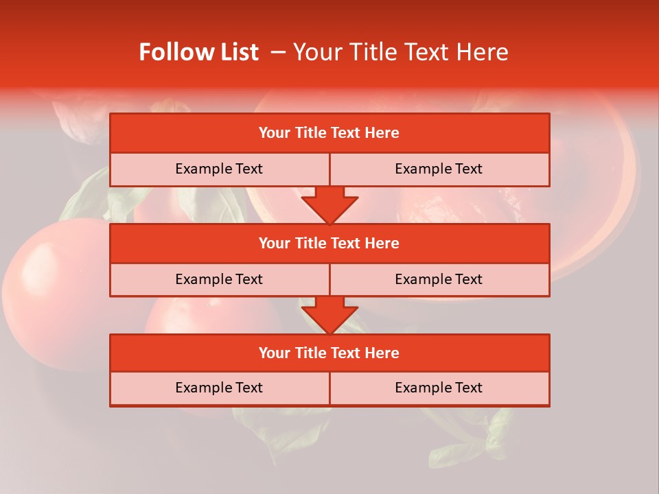 Cuore Di Bue Piatto Pomarola PowerPoint Template