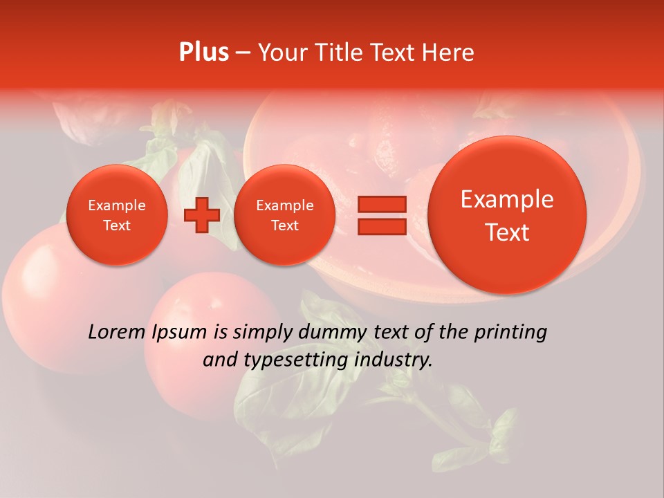Cuore Di Bue Piatto Pomarola PowerPoint Template