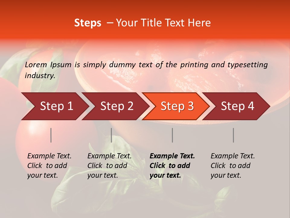 Ciliegini Italia Pomodori Pelati PowerPoint Template