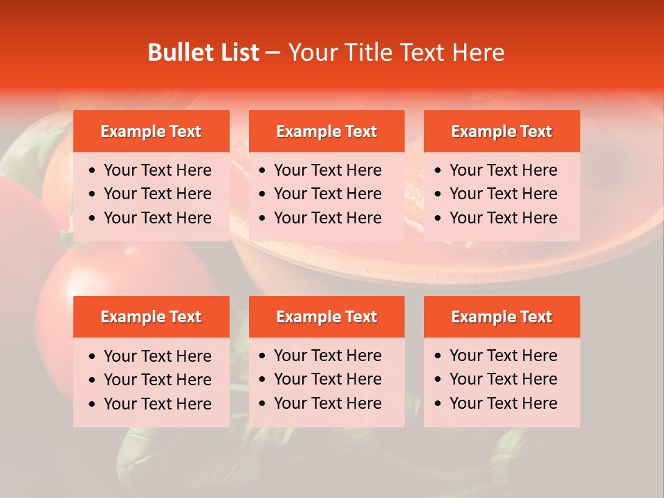 Ciliegini Italia Pomodori Pelati PowerPoint Template