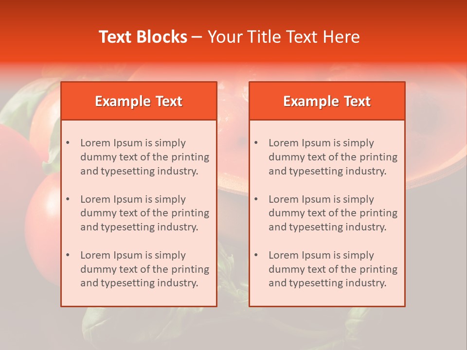 Ciliegini Italia Pomodori Pelati PowerPoint Template