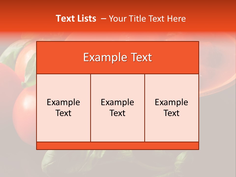 Ciliegini Italia Pomodori Pelati PowerPoint Template