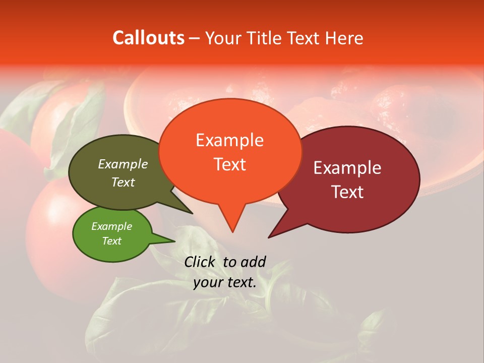 Ciliegini Italia Pomodori Pelati PowerPoint Template