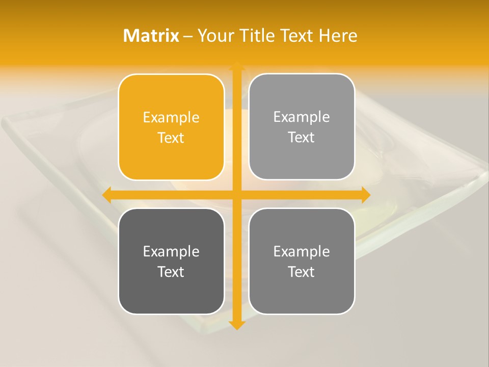 Colazione Arancione Frittata PowerPoint Template
