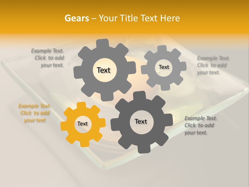 Colazione Arancione Frittata PowerPoint Template