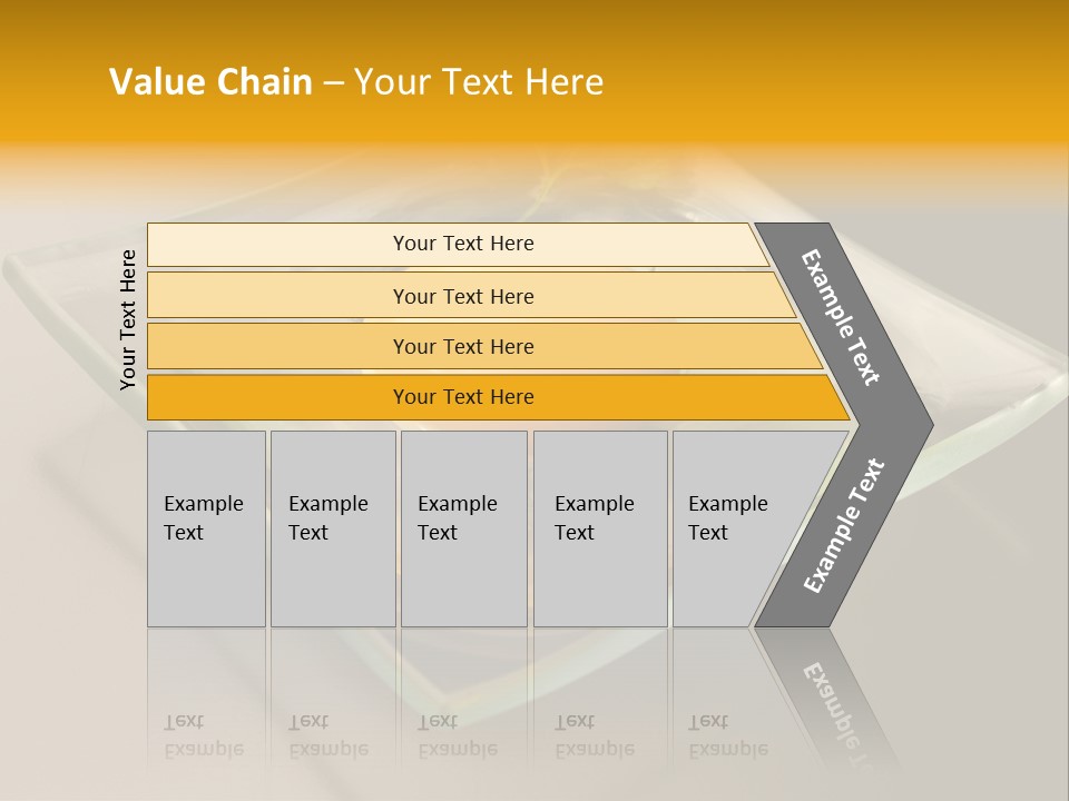 Colazione Arancione Frittata PowerPoint Template